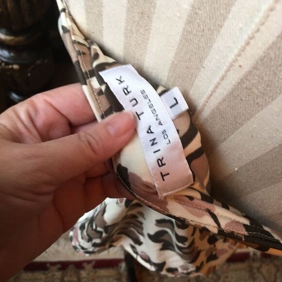 Trina Turk Silky lined strapless tank - Picture 5 of 11